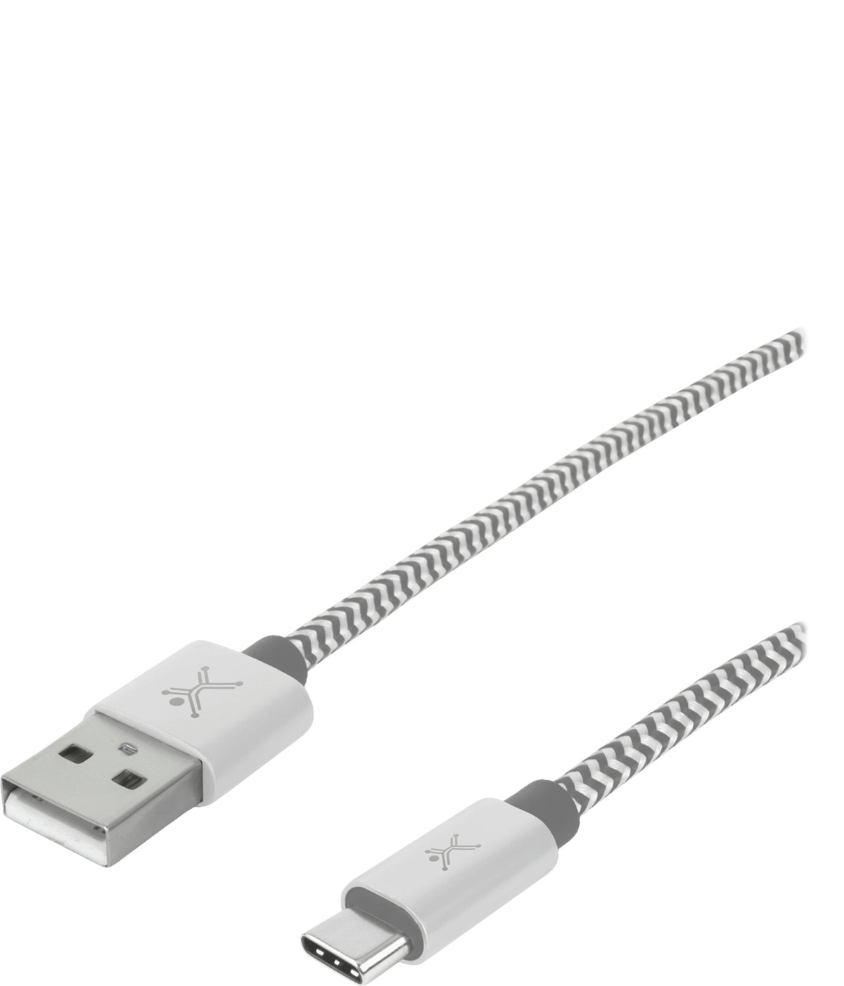 Perfect Choice PC-101673 cable USB USB 2.0 1 m USB C USB A Blanco, Gris