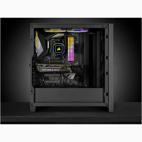 Memoria RAM Corsair Vengeance 16GB DDR4 3200MHz DIMM RGB XMP Negro CL16
