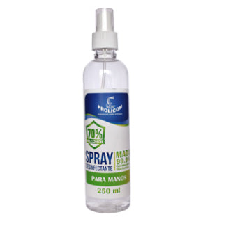 Spray Prolicom Desinfectante para Manos con Aroma 250ml