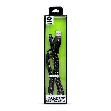BRobotix 6000724 cable USB USB 2.0 1 m USB A Micro-USB B Negro