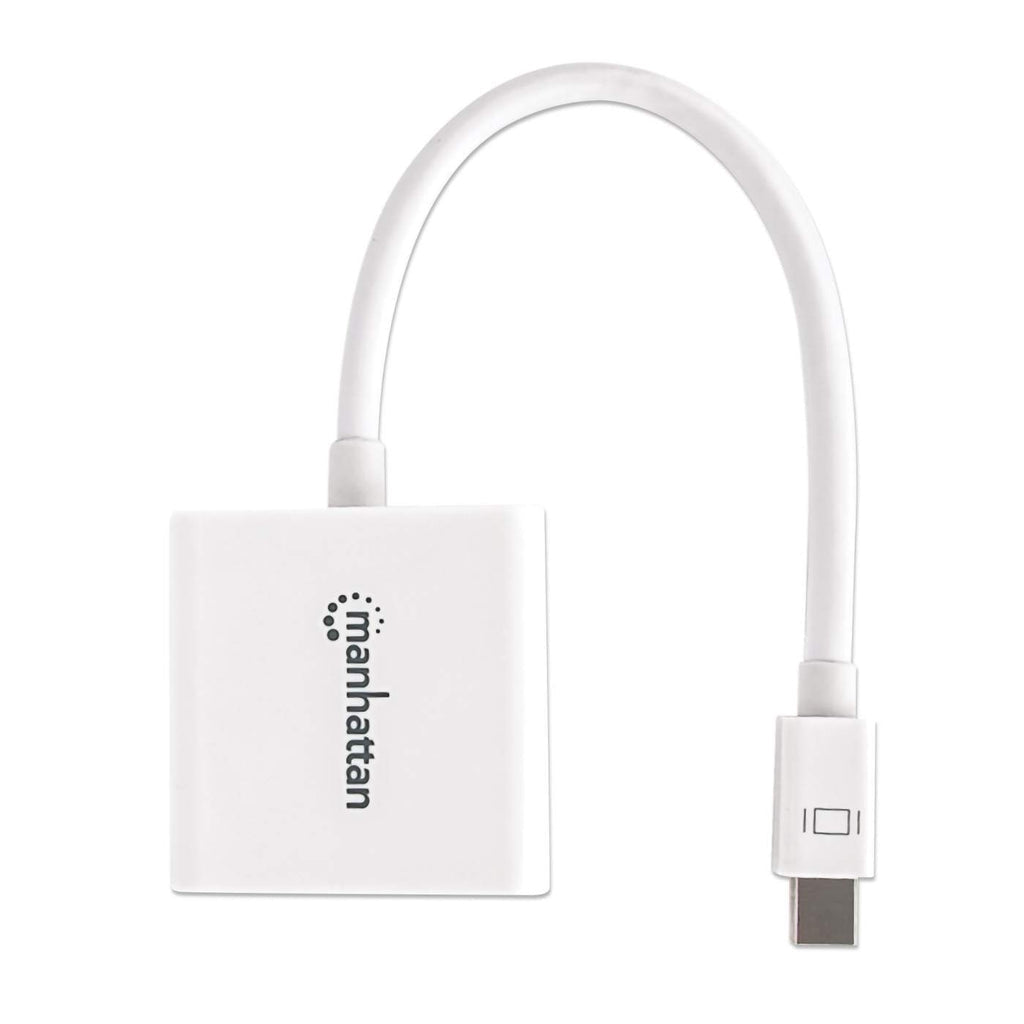 Manhattan 322508 adaptador de cable de vídeo 0.17 m Mini-DisplayPort VGA (D-Sub) Blanco