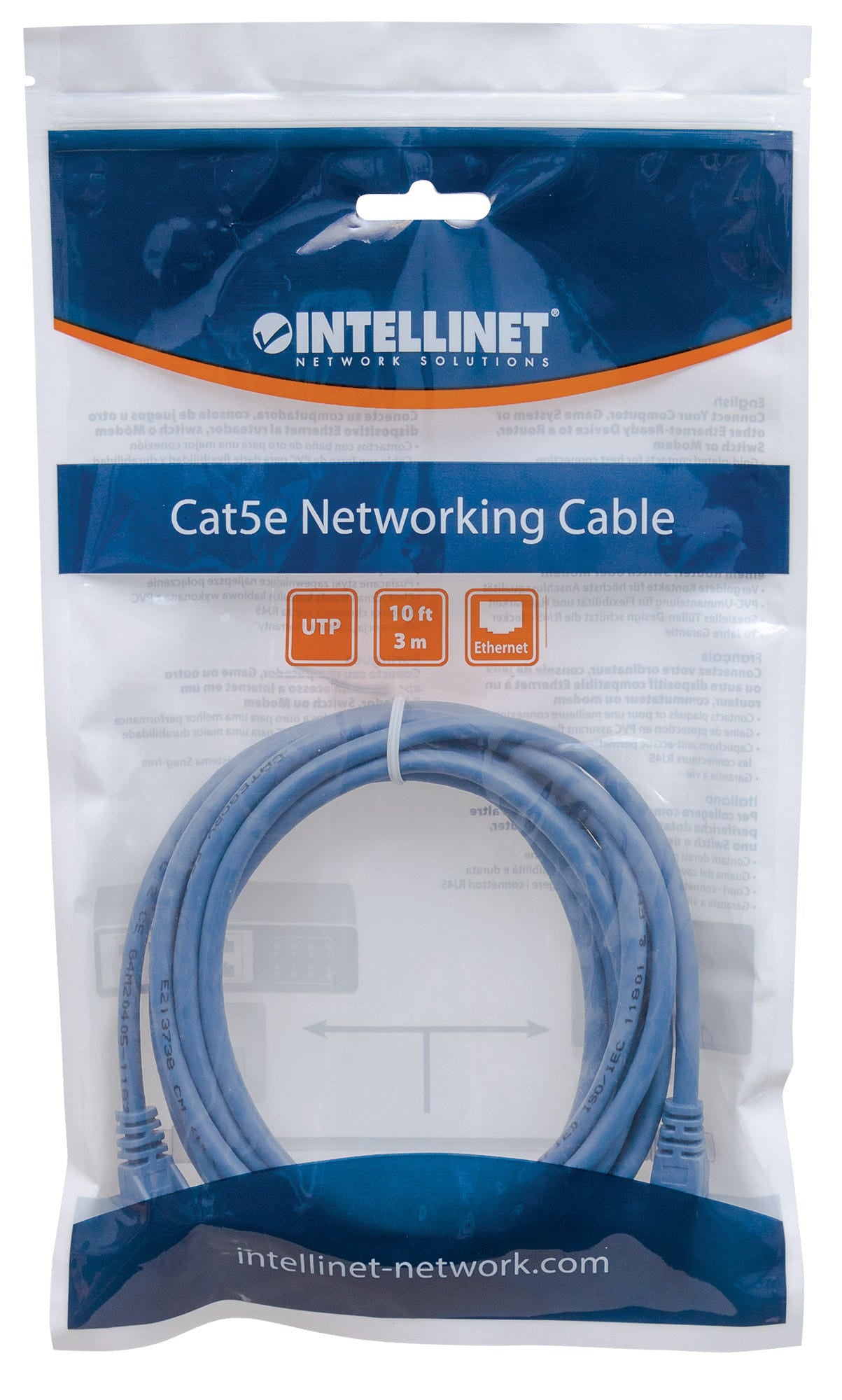 Intellinet 342582 cable de red Azul 1.5 m Cat6 U/UTP (UTP)