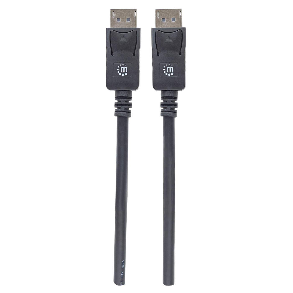 Cable Manhattan DisplayPort M-M Blindado 1m Color Negro