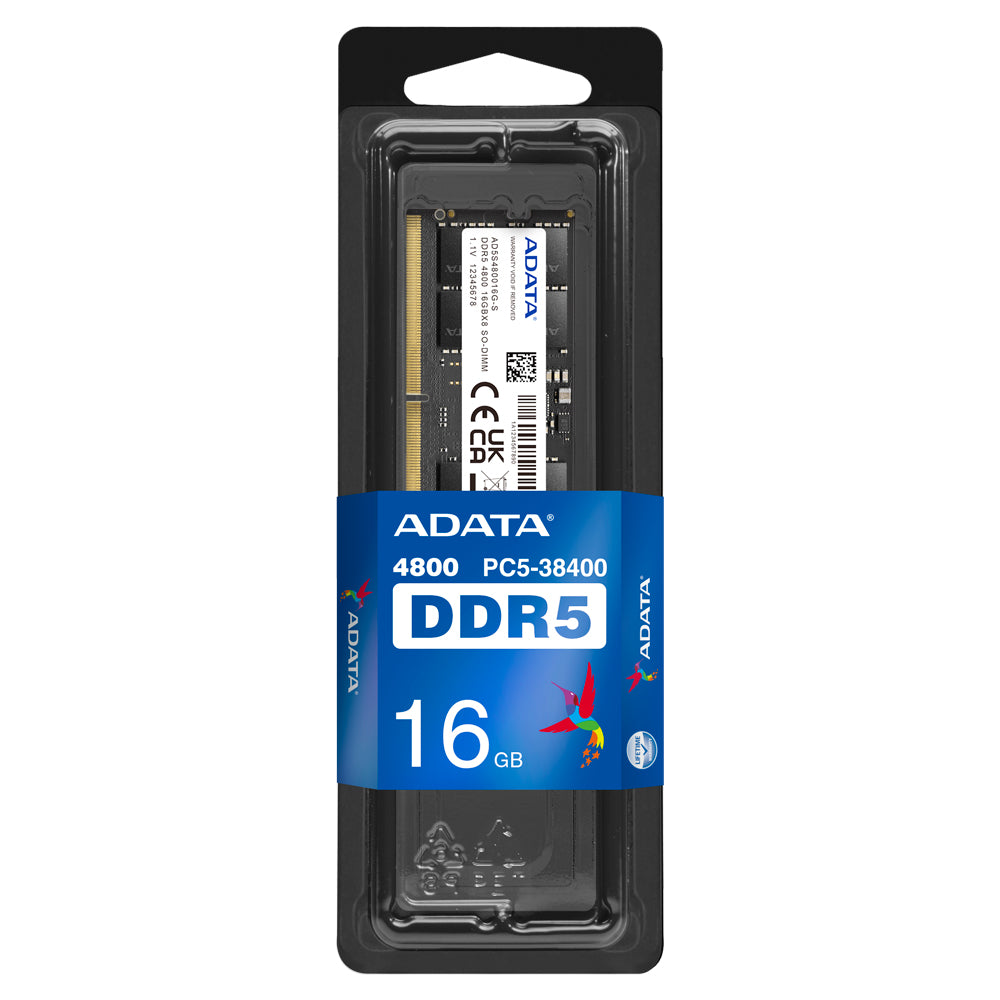 Memoria Ram Adata 16GB DDR5 SO-DIMM 4800Mhz