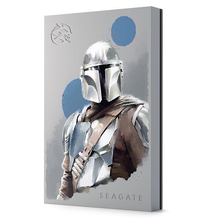Disco Duro Externo (D90) Seagate FireCuda 2TB 2.5" USB 3.0 Edicion StarWars The Mandalorian RGB para PC MAC PS4/5 Xbox O