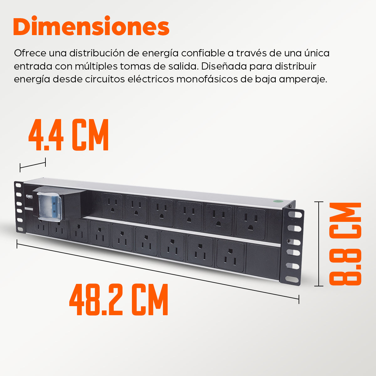 Intellinet 714075 accesorio para rack Barra eléctrica