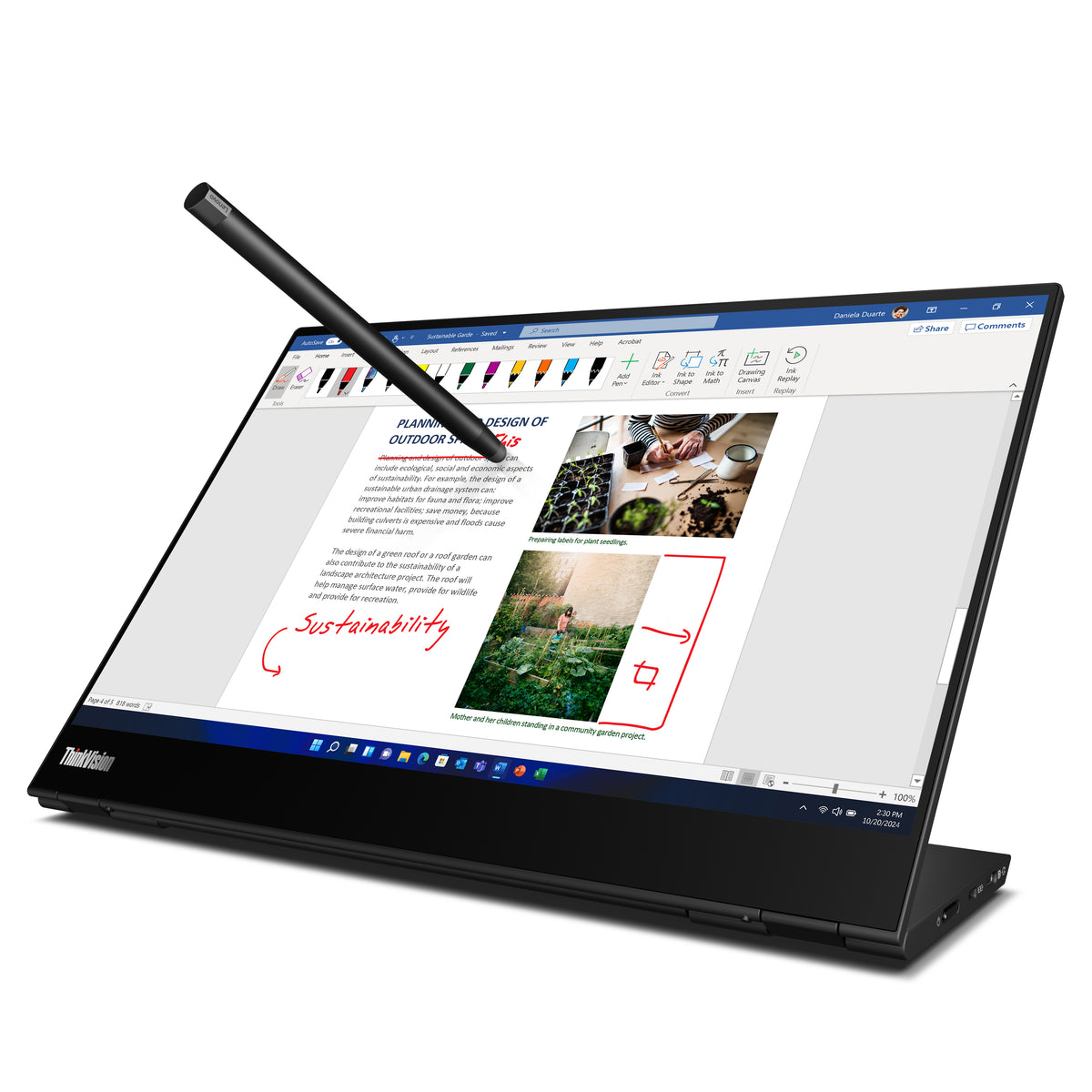 Monitor Lenovo M14t Gen 2 ThinkVision