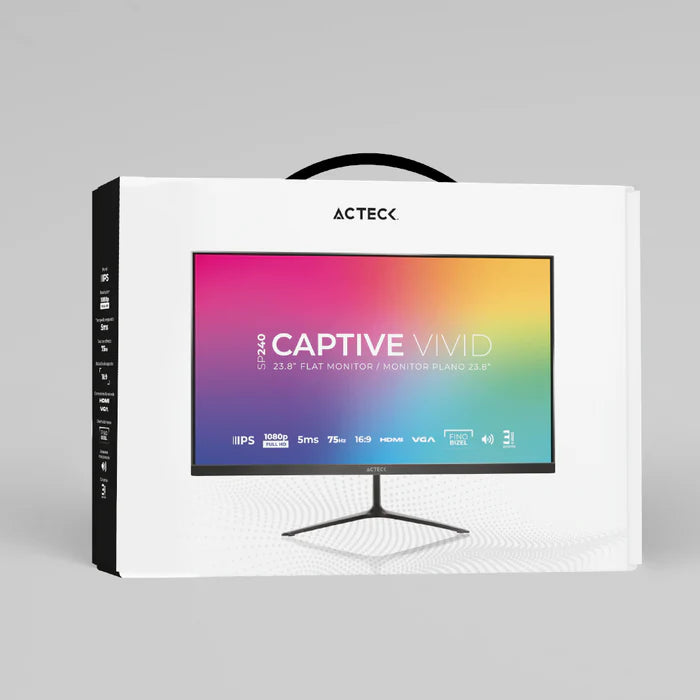 Monitor de 23.8" Panel IPS Captive Vivid SP240