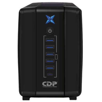 UPS CDP R-UPR 1008 Interactivo 1000VA/500W 8 Contactos Indicadores LED de funcionamiento