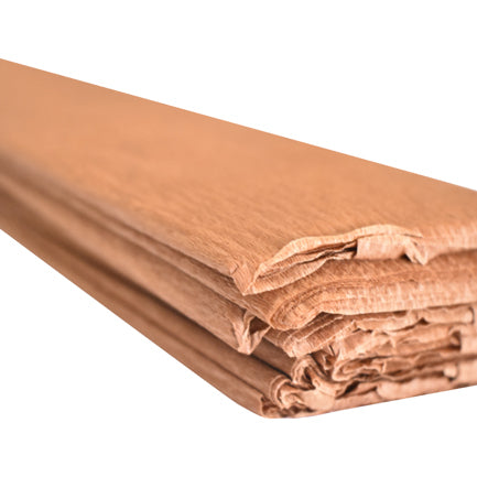 Papel Crepe Dietrix 50x200cms Cafe Paquete con 10 Hojas