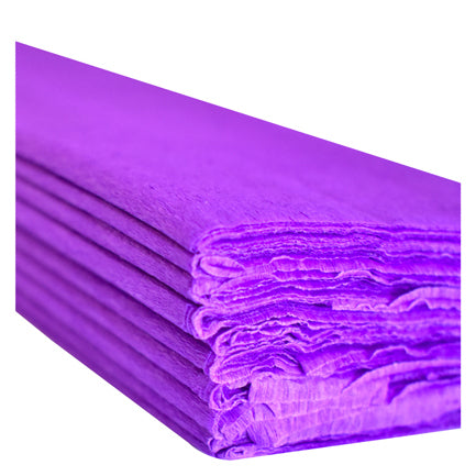 Papel Crepe Dietrix 50x200cms Morado Paquete con 10 Hojas