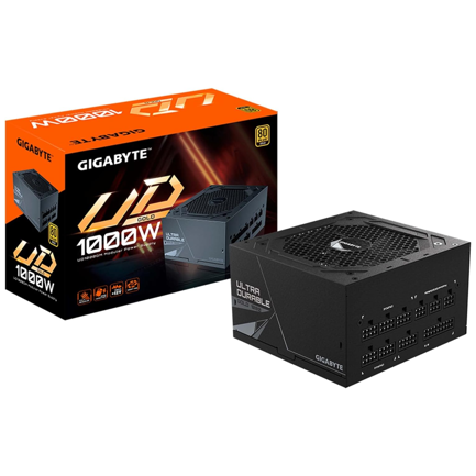 Fuente de Poder Gigabyte GP-UD1000GM 1000W ATX V12 80 Plus Gold 20-4 Pines Fan 120mm Negro