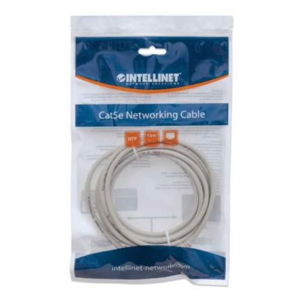 Cable Intellinet Red Cat6 UTP RJ45 M-M 7.5m Color Gris