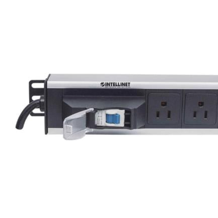 Barra PDU Intellinet Multicontactos Vertical 12 Salidas Tipo NEMA