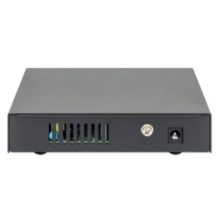 Switch Intellinet PoE+ con 5 Puertos Gigabit Color Negro