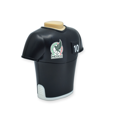 Sacapuntas doble orificio + borrador caja c/6 piezas Selección Mexicana