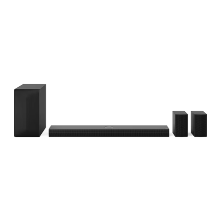 Barra de Sonido LG cine en casa de 500W 5.1.1canales con Dolby Atmos y altavoces traseros