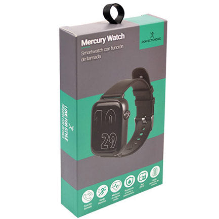 Watch Perfect Choice Smart Mercury con Función de Llamada Pantalla 1.83" Resolución 240x286 Color Negro
