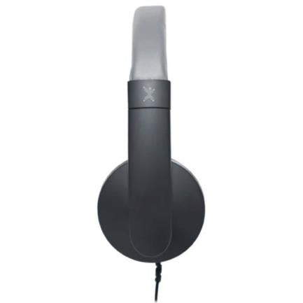 Audífonos Perfect Choice Profesional USB con Micrófono Cable 1.8m Negro con Gris