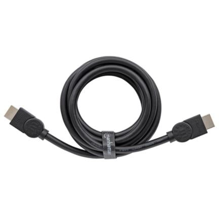 Cable Manhattan HDMI 2.1 8K M-M Ultra Alta Velocidad 2m Color Negro