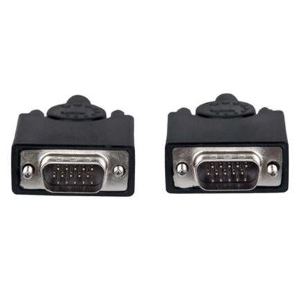 Cable Manhattan SVGA Monitor 8MM HD15M-M 15m Color Negro
