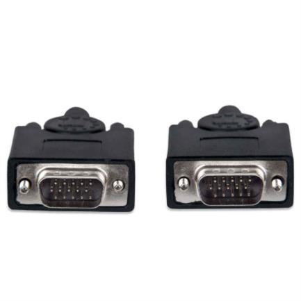 Cable Manhattan HD15 M-M para Monitor SVGA 7.5m Color Negro