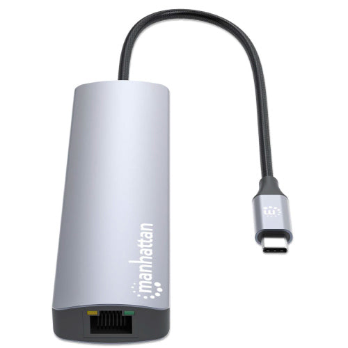 Estacion Docking USB-C MANHATTAN con Hub 6 en 1