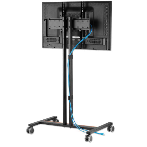 Soporte Manhattan Compacto para TV 34" a 55" Tipo Carro 35kg