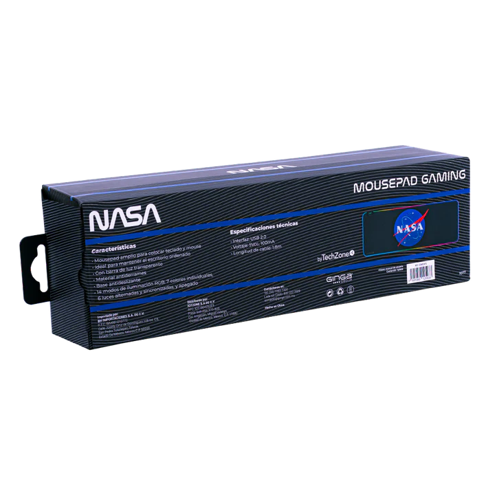 Mousepad gamer rgb nasa ns-gmsx5