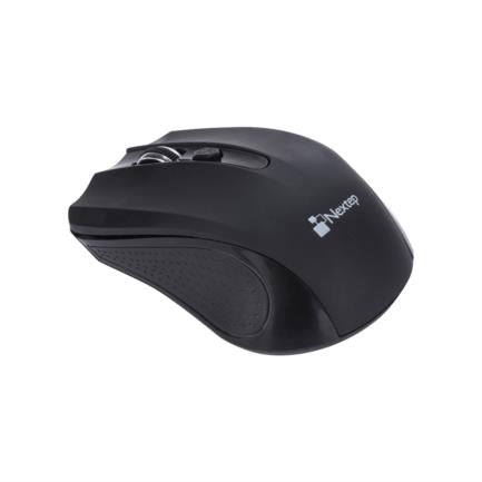 Mouse Nextep Inalámbrico USB Color Negro 1600 dpi Baterias Incluidas - vista 2