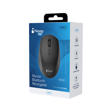 Mouse Nextep Pro Bluetooth 1600 Dpi Recargable - vista 5