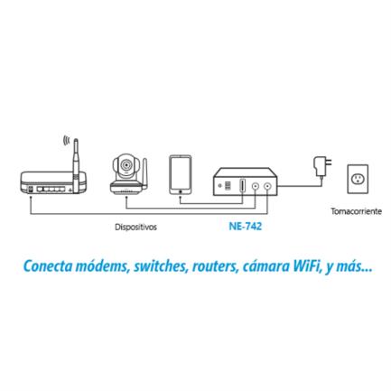 UPS Nextep Para Modem Tamaño Compacto - vista 3