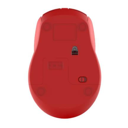 Mouse Nextep Inalámbrico Ergónomico USB 1600 dpi Batería Incluida Color Rojo - vista 5