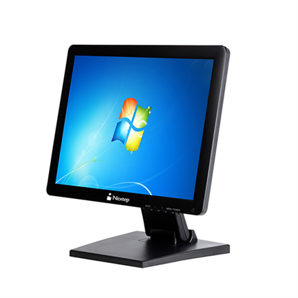 Monitor Nextep 15" Touch Screen Punto de Venta LCD con Base