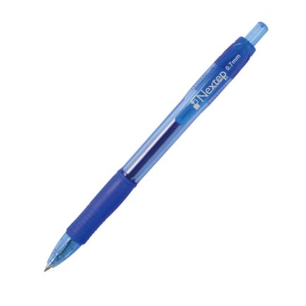 Boligrafo Nextep Gel Retractil Mediano 0.7mm Azul c/6 - vista 2