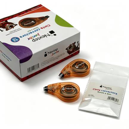 Cinta Correctora Nextep Junior 6m x 5mm c/12 Piezas - vista 9