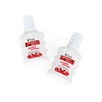 Corrector Líquido Nextep Botella 20ml C/12 Piezas - vista 2