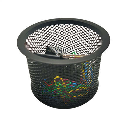 Porta Lapices Nextep Chico Malla Metalica 9x6cms - vista 3
