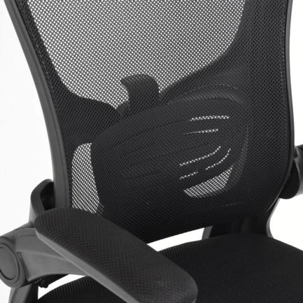 Silla Ejecutiva Nextep de Altura y Descansabrazos Ajustable con Cabecera Reclinable de Tela/Malla y Base Giratoria - vista 12