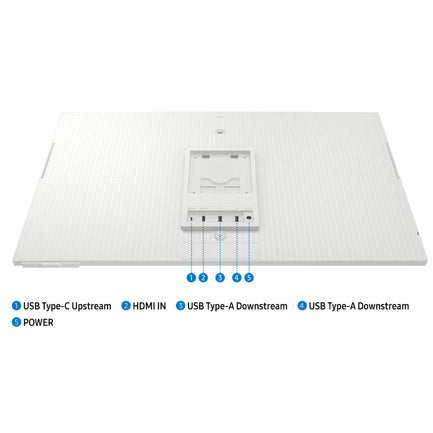 Monitor Samsung 32" Smart Vision AI Camara Web 4k 3840X2160 60HZ VA PLANO HDR10 4MS VESA100 M80F