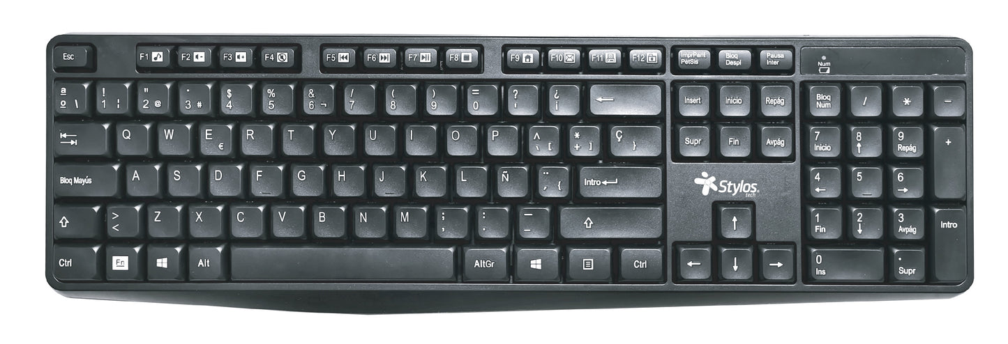 Teclado Inalámbrico Stylos STPTEC4B