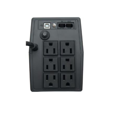 UPS Vica Óptima 1000 1000VA/500W 6 NEMA 5-15R 2 Reguladas Y 4 Respaldadas 3 Años WTY