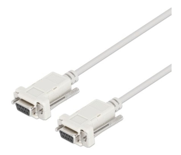 Manhattan 317375 cable serial Beige 1.8 m DB-9