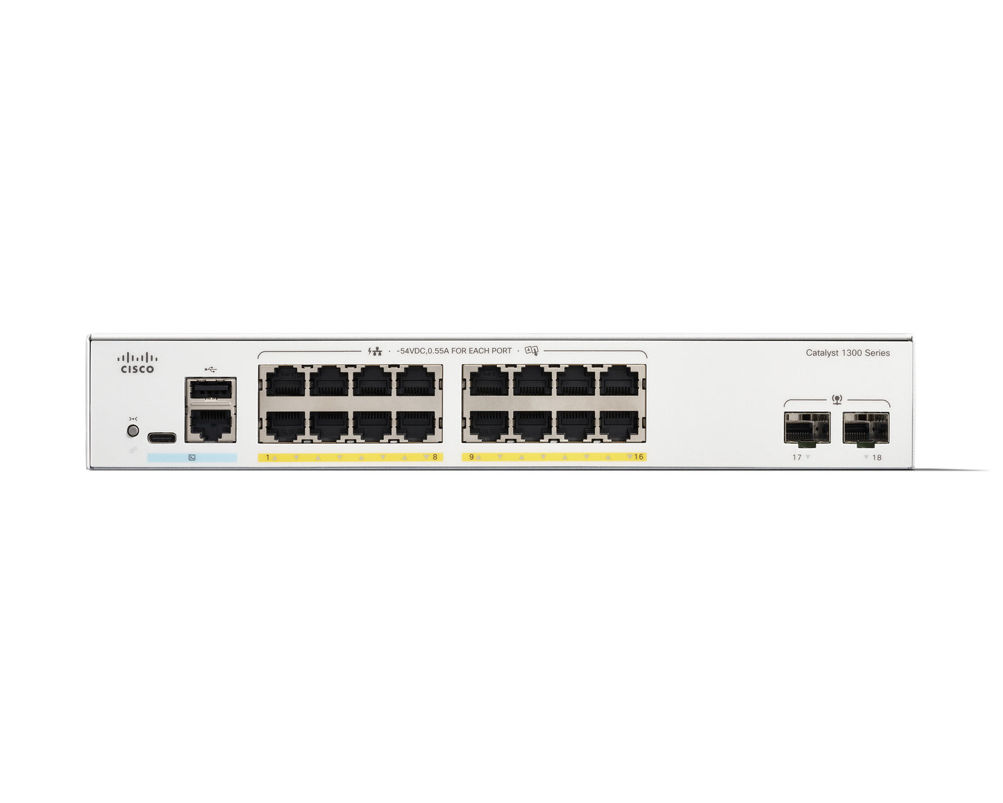 Cisco C1300-16FP-2G dispositivo de redes Gestionado L2/L3 Gigabit Ethernet (10/100/1000) Blanco