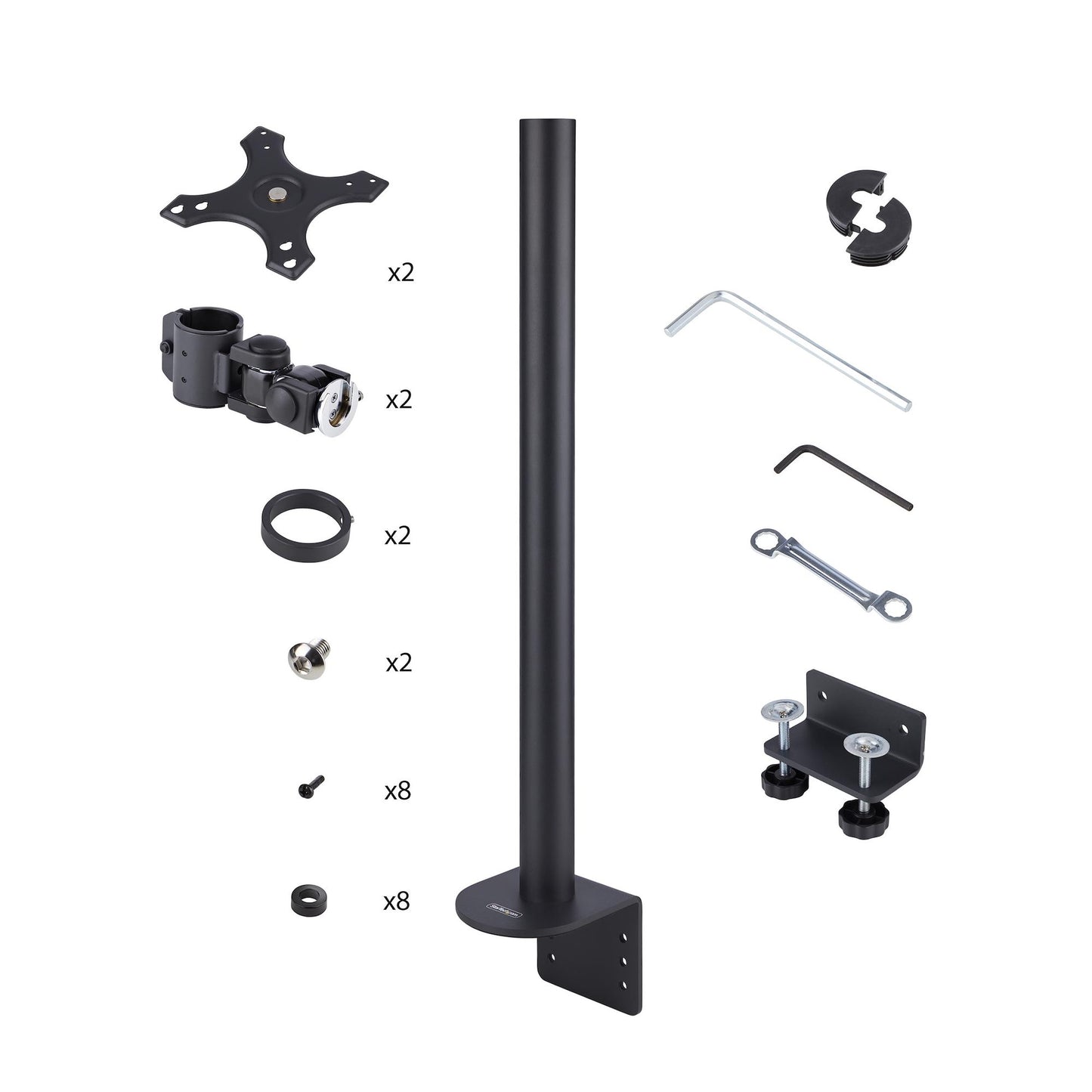 StarTech.com H2MPV-MONITOR-MOUNT soporte para pantalla plana 124.5 cm (49") Negro