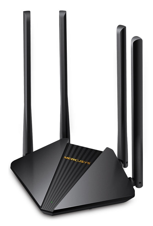 Router Mercusys by TP-Link Dual-Band Wi-Fi Gigabit 300Mbps at 2 4 GHz 867Mbps at 5 GHz 4×Fixed External Antennas AC1200
