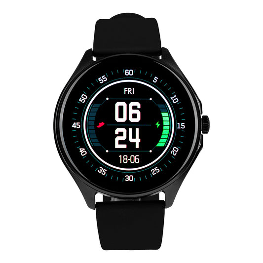 Smart Watch Vorago SW-505 Redondo IP67 Bluetooth Pantalla AMOLED 1.43" Táctil Negro 2 Extensibles