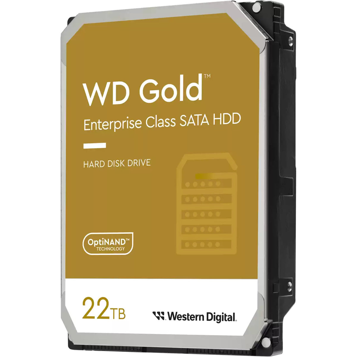 Disco Duro Western Digital Interno Gold Enterprise 22TB 3.5" 7200RPM SATA lll 6Gbit/s Caché 256MB para Data Center