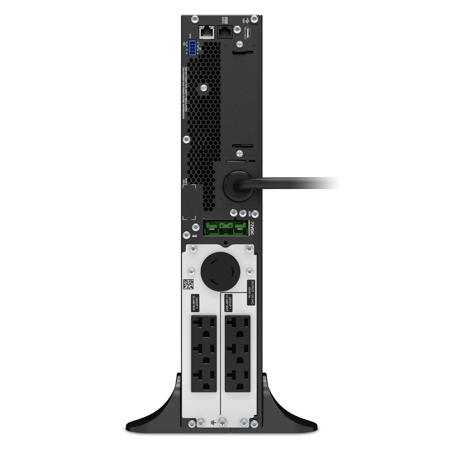 APC SRT2200XLA sistema de alimentación ininterrumpida (UPS) Doble conversión (en línea) 2.2 kVA 1800 W 7 salidas AC