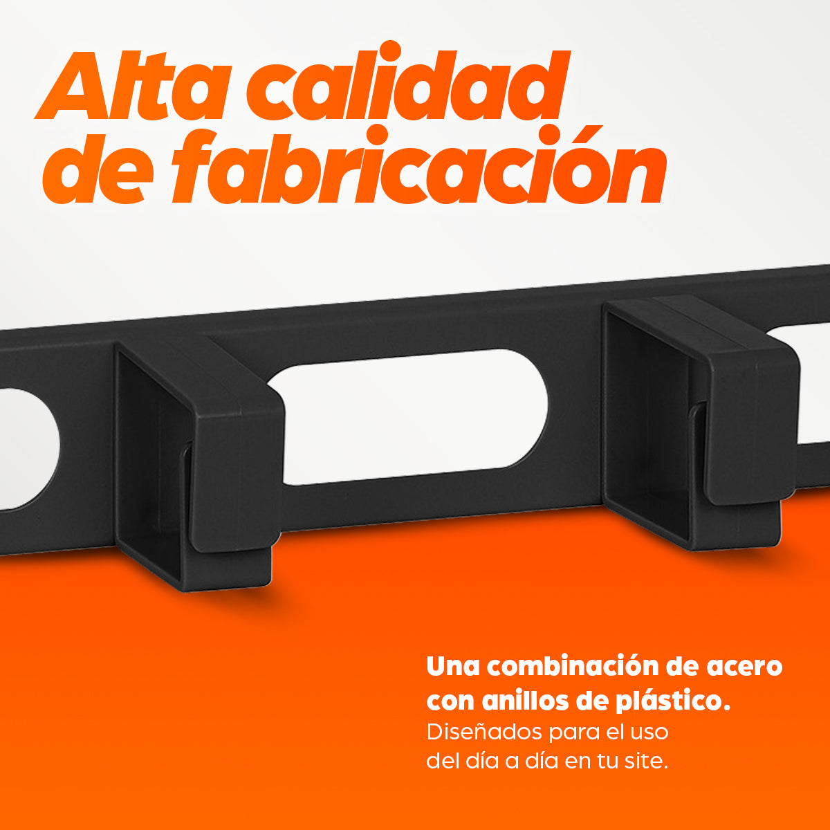 Intellinet 19" Cable Management Panel 1U Panel de gestión de cables